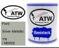 Preview: Ford, Silver Metallic, YN / M6505: 1L Lackdose, von ATW Autoteile West.